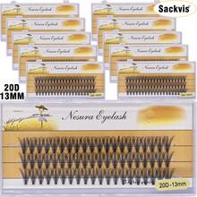 10 Boxes 10D-50D 600pcs Individual Lash Clusters 9-14mm Soft Lightweight Reusable False Eyelashes Makeup Natural,Fluffy,Wispy,Soft,Reusable - View 25