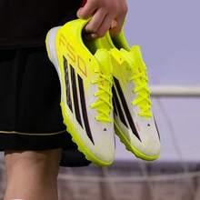 adidas F50 系列 中階 TF（膠質碎釘） 足球鞋 男女同款 - 黃色黑色 - 查看 3