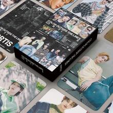 55张赵宇凡James C O R T I S迷你LOMO卡片，自制高清印刷钱夹训练卡装饰，新款Kpop男团周边粉丝应援周边，美观LOMO小卡适用于笔记本、行李箱、手机，创意生日节日情人节礼物粉丝必备2026 - 彩色 - 查看 6