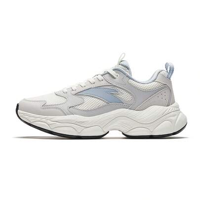 Anta 安踏厚底舒适休闲女鞋，复古百搭软底运动鞋，春季时尚鞋履