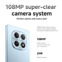 Xiaomi 小米 Redmi Note 15 全球版智能手机，搭载小米 HyperOS 2 系统，配备 6000mAh 大容量电池，支持 33W 涡轮快充，音量提升高达 300%，采用高强度耐用玻璃屏幕，具备 IP64 级防尘防水功能，搭载 108MP 超清摄像头，配备 6.77 英寸 FHD+ AMOLED 显示屏，采用联发科 Helio G100 Ultra 八核处理器，最高主频可达 2.2GHz，支持最高 2TB 的存储扩展，最高支持 120Hz 刷新率。 - 黑色 - 查看 4