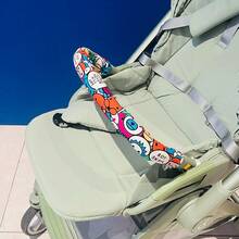 Child Stroller Armrest Protective Cover, Handle Cover, Stroller Protective Cover, Detachable Universal Version - Multicolor - View 7