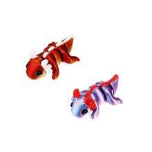 2/4 Pcs 3D Printed Fidget Axolotl Toy 3D Printed Axolotl Toy Flexible Cute Articulating Pet Stress Relief Fidget Toys For Play And Display - Multicolor - View 8