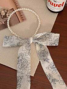 Women's Silk Scarf Headband, Versatile Hair Tie, Ribbon Headwrap, New Summer Hair Accessory - Multicolor - View 6