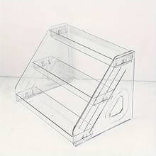 1pc Ofmulti-Layer Acrylic Display Storage Combination, Transparent Ladder-Style Shelf, Desktop Creative Organization Box, Dual-Purpose For Peripheral Collection Display, Simple And Practical Design, Ins Style Room Decoration, Gift Packaging Selection - Multicolor - View 10