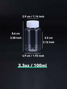Transparent Plastic Essential Oil Bottle With Wide Cap, Suitable For Travel And Various Liquids - View 7