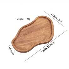 1 Stück/2 Stück erdnussförmiges Holztablett, geeignet für Make-up, Parfüm, Badezimmer, Cupcakes, Geschirr, verwendbar für Geburtstag, Thanksgiving, Halloween, Ostern, Valentinstag, Weihnachtsdekoration, Raumdekoration - Braun - Übersicht 4