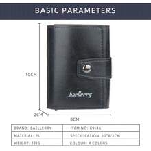 New Men's RFID Aluminum Card Holder, Multi-Card Slots Magnetic Buckle Card Case Wallet, Short Automatic Pop-Up High-End Card Holder For Women Small Wallet Cute Wallet Card Wallet Travel Essential Summer - Multicolor - View 11
