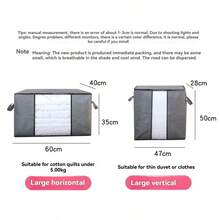 Foldable, Spacious, Portable, Durable Carry Bag, Suitable For Storing Bedding, Moving - A - View 2