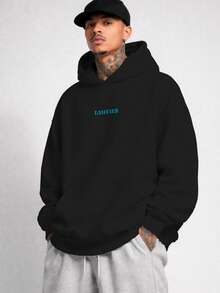 Unisex Oversized Street Style Taurus Zodiac Sweatshirt Ref4720 - Black - View 2
