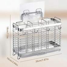 Escurridor de Cubios de Cocina Porta Cucaras de Cocina de Acero Inoxidable Organizador de Cubios para Cucaras y Tenedores Cosas para el ogar Accesos para Cocina - pago - Ver 2