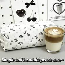 线条小猫铅笔盒，值得拥有，可爱，外观高级，简约风格，大容量，学生铅笔盒 - 線條小貓筆袋 - 查看 8