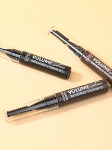 USHAS眉胶，内置刷子和梳子，防水防汗，持久定型，打造自然蓬松眉形，黑色和棕色可选，适合所有肤质。 - #02 - 查看 6