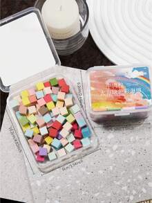 BAOSHIMAN Mini Tofu Makeup Sponge, Gradient Blush Sponge, Stainless Steel Scraper, Manicure Salon DIY Tools, Suitable For Valentine's Day, New Year Manicure Salon And Home Use - Multicolor - View 7