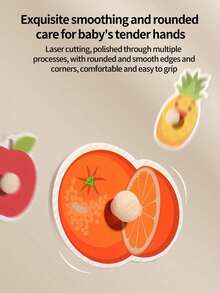 Wooden Embedded Hand Scratching Board, Early Education Animal Cognitive Puzzle, Transportation Tool, Cartoon Toddler Baby Educational Toys - Multicolor - View 6