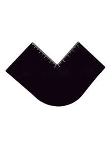 1件/2件/4件装男士胡须造型修剪套装，包含胡须造型模板、带尺子的发型设计卡、染发喷雾设计尺、可弯曲造型设计卡、带刻度的侧边修剪工具和精准染发喷雾修剪卡 - 彩色 - 查看 16