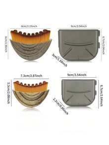 RANCAI 1/2支装淋巴轮廓面部刷 - 干刷 - 淋巴引流按摩器，柔软干刷美容工具，适用于下颌线、下巴和脸部塑形，精准设计贴合面部轮廓，缓解疲劳 - 彩色 - 查看 14