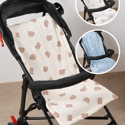 1pc Baby Stroller Pad, All-Season Stroller Seat Cushion, Cleaning Mat, Stroller Accessories