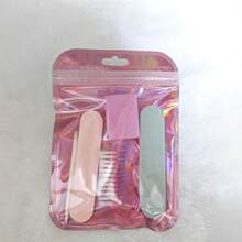 5/10件套美甲护理套装，美甲工具套装，迷你指甲锉和木质指甲棒套装，双面指甲锉，木质角蛋白推棒，指甲清洁工具，指甲棒，亚克力指甲刷，用于DIY指甲抛光和护理，美甲工具，美甲配件工具套装 - 彩色 - 查看 9