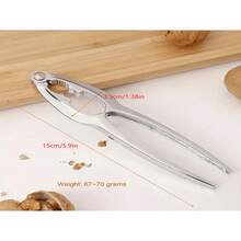Nuevo juego de herramientas para mariscos, utensilios para comer camarones y cangrejos, aguja para cangrejo de acero inoxidable, pinza de madera de nogal, pinzas para cangrejo de aleación de zinc - Ver 3