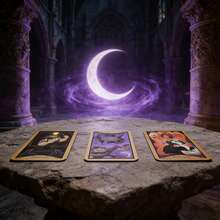 Bộ bài Tarot Kỳ Lân phong cách Gothic đích thực gồm 78 lá, kích thước tiêu chuẩn 10.3x6.3cm, 139g, bài bói toán và trò chơi trên bàn cờ huyền bí. - 0162W-11 - Xem 4