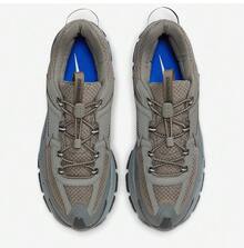 Nike 男子反光輕便運動透氣耐磨休閒鞋 - 褐色/灰色 - 查看 5