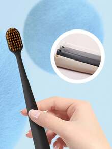 SAKURA Adult Soft Bristle Anti-Slip Handle Toothbrush, Denser & Softer Design, Suitable For Couples, Families, And Travels, Random Packaging, High Quality - Multicolor - View 15