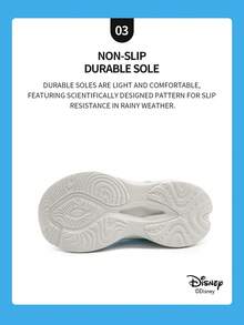 Disney Sản phẩm hợp tác chính thức với Frozen | Một đôi giày công chúa dành cho trẻ em, giày công chúa , giày công chúa Anna, giày công chúa Arendelle, phù hợp cho việc đi lại hàng ngày và các hoạt động ngoài trời trong kỳ nghỉ, vừa vặn thoải mái, chống trơn trượt, chống mài mòn và thoáng khí (giày bệt trẻ em, giày bé gái, giày công chúa, giày nữ hoàng) - Màu xanh lam - Xem 5