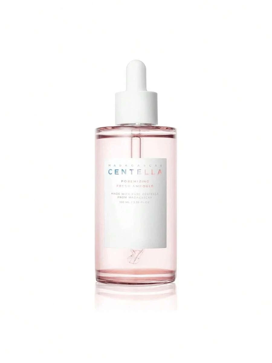 Madagascar Centella Poremizing Fresh Ampoule,Esencia de sal rosa,Reafirme la piel e hidrata 100ml/3.38 fl.oz,Ayuda a controlar el exceso de sebo, lo que hace que la piel sea más clara, La combinación especial del complejo del péptido 9 ayuda a eliminar los tapones de queratina - Centella asiática - Ver 1