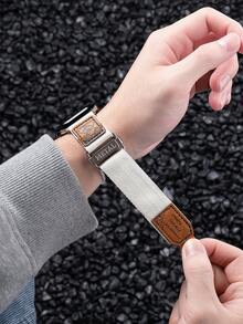 1条透气尼龙表带，带表扣，适用于 42mm、44mm、45mm、46mm、49mm，耐用运动智能手表替换表带，兼容Ultra2、Ultra SE2、SE 11、10、9、8、7、6、5、4、3、2、1系列 - 常規款 - 查看 13