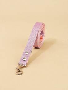 1pc Polyester Material Pink Matte Reflective Pet Leash, Durable Anti-Bite Dog Walking Lead, Suitable For Medium & Small Active Dogs - Multicolor - View 10