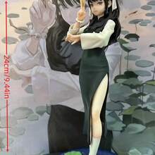 滑稽造型动漫少女手办，优雅旗袍装扮，卡通电影人物收藏品，送给家人和朋友的惊喜礼物 - 彩色 - 查看 3