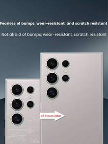 Alloy Phone Back Screen Protector Film 1pc Full Coverage High-Definition Back Film For Galaxy S26Ultra/S26/S25/S26+ All-Inclusive Metal Frame Curved Corners Fit Tightly Anti-Dust Scratch-Resistant Fingerprint-Proof Spring Gift - Clear - View 6