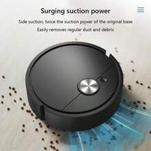 3-In-1 Smart Robot Vacuum Cleaner, Ultra-Thin Wireless Automatic Cleaning Machine With Powerful Suction For Dust And Pet Hair, Suitable For Home, Living Room, Bedroom And Office Floors - A - View 11