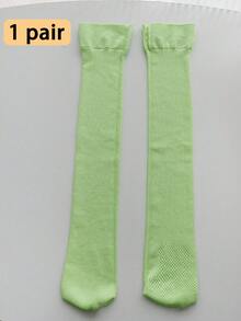 1双女士过膝袜，春夏塑形腿部压力袜，百搭裙装 - 彩色 - 查看 18
