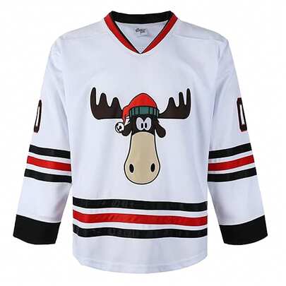 ST John's Shamrocks Jersey de hockey blanco para hombre de la película de Navidad de 1989 Griswold, uniforme de hockey con patrón bordado de renos navideños