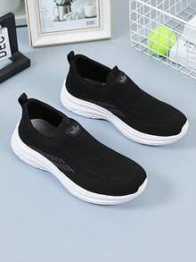 2026 New Women's Breathable Sports Running Shoes, Lightweight All-Season Casual Sneakers - Black - View 4