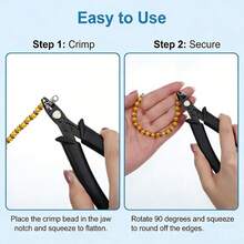 KLONKEE 1160pcs Jewelry Making Tool Kit, Includes Crimping Pliers, Crimp Covers, Wire Protectors, Lobster Clasps, DIY Bracelet Earring Necklace, Jewelry Repair Tool Set - Multicolor - View 5