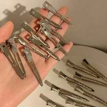 20个5.5厘米发根夹 - 专业金属发夹，用于增加发量和造型，DIY工具 - 彩色 - 查看 3