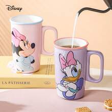 Disney Large Capacity Stitch Mug, Stylish Cartoon Milk Cup, Home & Office Water Cup - Multicolor - View 3