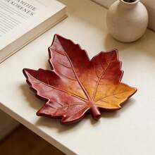 枫叶托盘硅胶模具，粘土模具，适用于制作肥皂、石膏、聚合物粘土和树脂DIY工艺品模具，是情人节、复活节、母亲节和生日礼物的完美选择。 - A - 查看 1