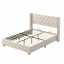 Bed Bases & Foundations - Beige + Linen + 160cm*200cm - View 11