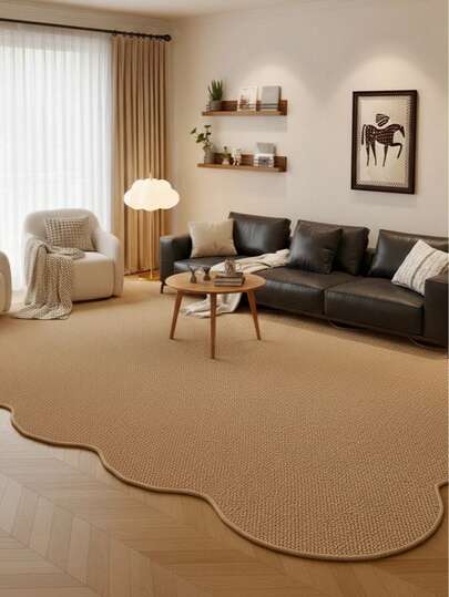 1 件装柔软棕色菠萝图案毛绒地毯 - 防刮防滑耐用涤纶地垫，适用于卧室或客厅装饰，节日礼物，卧室地毯，舒适家居饰品，现代简约垫，装饰地毯，卧室装饰，小地毯，地毯，家居装饰，客厅地毯，小型客厅地毯