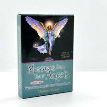 来自天使的信息神谕卡（附PDF指南）占卜游戏，万圣节礼物，圣诞节礼物 - 淺藍色 - 查看 2