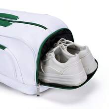 Tennis Bag Badminton Bag, Gym Bag Backpack With Shoe Compartment Wrestling Bag, 4 Carrying Ways Waterproof Sports Hiking Laptop Bag, One Shoulder 3 Racket Tennis Badminton Racket Bag Thickened Nylon Beach Tennis Bag Fashion Gym Bag Sports Bag, 2 Styles Available, Please Purchase Carefully - Multicolor - View 7