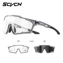 SCVCN KAPVOE Photochromic Cycling Glasses, Night Riding Glasses, Men's Bicycle Racing Sports Equipment, Women's Outdoor Running Mountain Bike Riding Face Mask, Golf, Baseball, Camping, Fishing, Travel Accessories - Multicolor - View 16