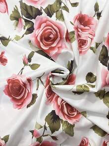 Chân váy xếp ly chữ A in hoa lớn lãng mạn, thanh lịch dành cho nữ, thích hợp cho công sở. - Nhiều màu - Xem 5