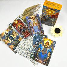 The Blockscape Tarot,Based On The Classic 78-Cards Deck,Combining The Style, Presenting A Unique And Interesting Tarot Deck. With Pdf-Guidebook - Yellow - View 7