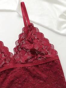 2 sets de 4 piezas de camisetas de tirantes con escote en V profundo estilo europeo y americano, con forro desmontable y sin aros - Multicolor - Ver 5