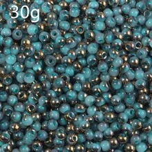 Mărgele de sticlă de 4 mm, 30 g/pachet, jumătate de jad auriu (aprox. 400 buc/30 g), accesorii pentru bijuterii realizate manual, brățară în stil vintage, decor pentru haine, accesorii pentru păr, consumabile pentru confecționarea cerceilor - margele de orez de sticla - Vizualizare 10